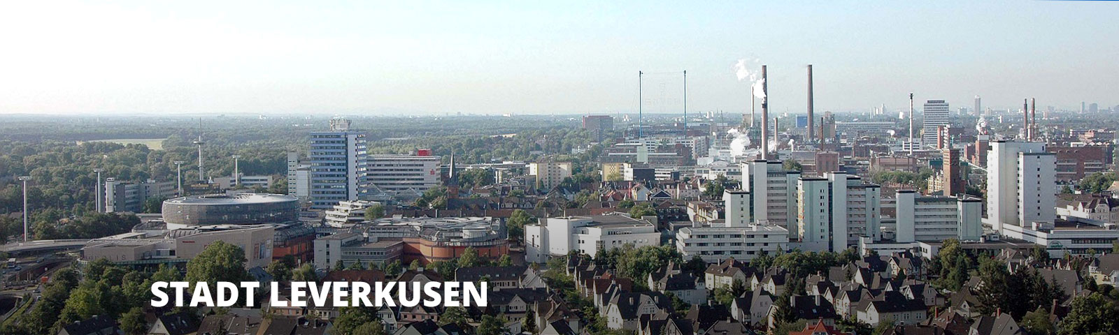 Stadt Leverkusen Panoramabild
